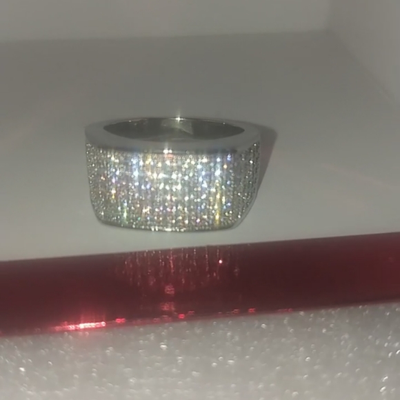 COPY - Men's iced out pinky ring size 8,9,10 - Picture 5 of 7